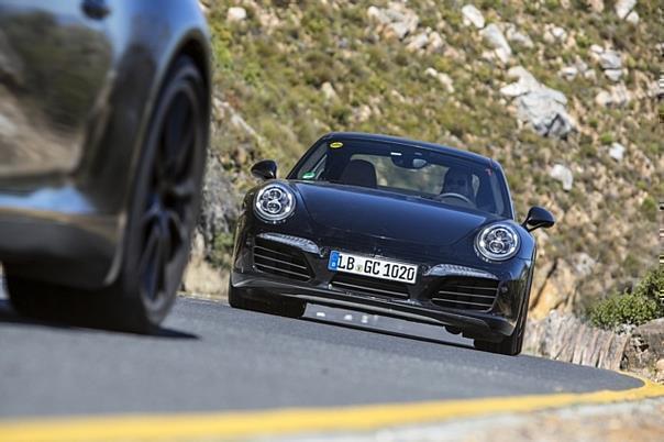 Porsche 911 des Modelljahrgangs 2016 auf Erprobungsfahrt.  Foto:Auto-Medienportal.Net/Porsche